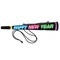 Beistle Club Pack of 25 Black and Neon Colored "Happy New Year" Mega Trumpet Horn Party Favors 14"